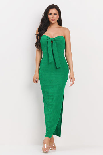 Tube Top Terry long Dress