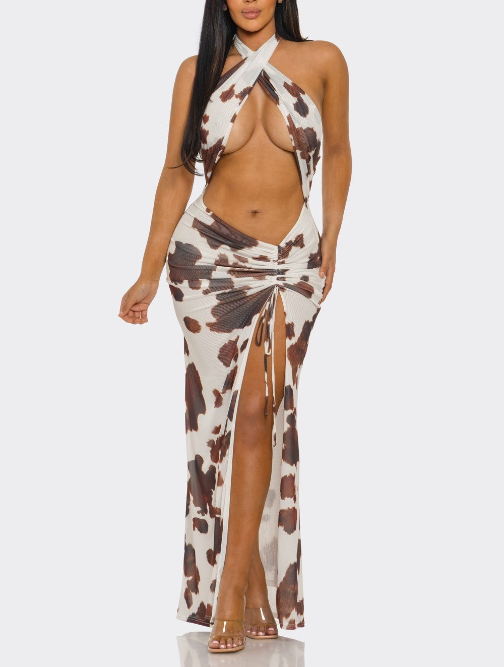 Wild Heat Cut-Out Maxi Dress